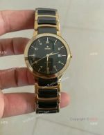 Best Rado Jubile Gold & Black Ceramic Watch - Rado Watches Replica